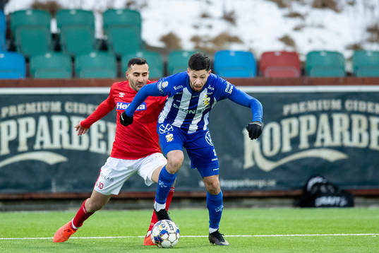 Degerfors Sargon Abraham och IFK Göteborgs Kevin Yakob