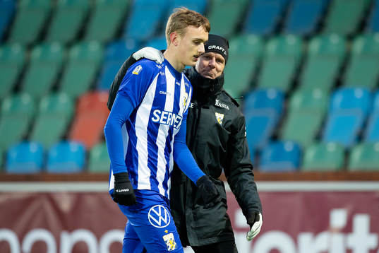 IFK Göteborgs Jesper Tolinsson och tränare Roland Nilsson