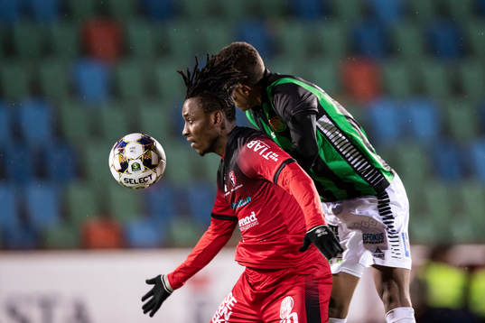 Trollhättans Frederick Ofori och GAIS Nuha Jatta