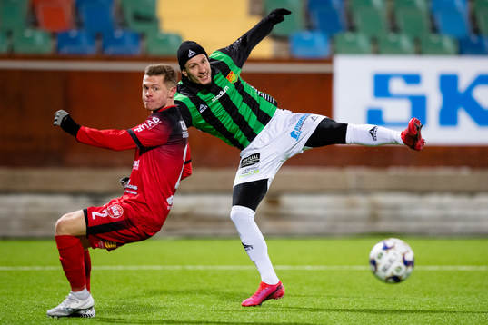 GAIS Adnan Maric med ett skott