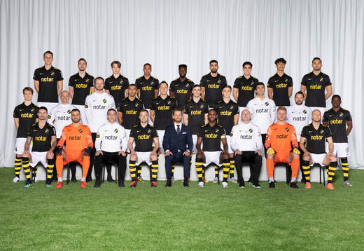 AIK poserar för en lagbild