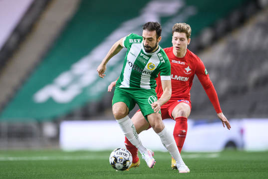 Hammarbys Abdul Khalili och IFK Norrköpings Alexander