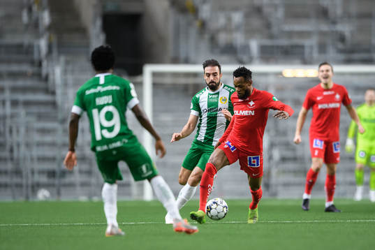 Hammarbys Abdul Khalili och IFK Norrköpings Samuel