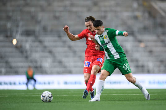 IFK Norrköpings Jonathan Levi och Hammarbys Astrit Selmani