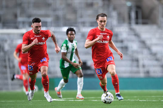 IFK Norrköpings Sead Haksabanovic och Jonathan Levi