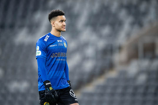 Hammarbys målvakt Oliver Dovin