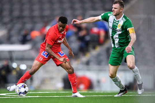 IFK Norrköpings Ishaq Abdulrazaq och Hammarbys Richard