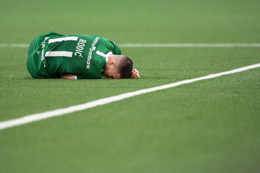 Hammarbys Vladimir Rodic har ont