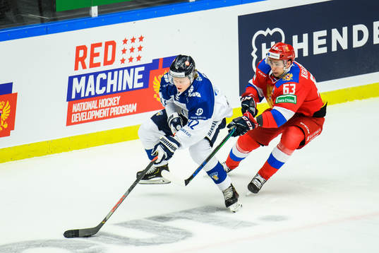Robin Salo of Finland and Pavel Kraskovsky of Russia