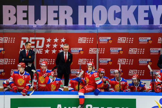 Igor Larionov, head coach of Russia