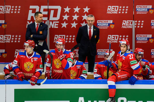 Igor Larionov, head coach of Russia