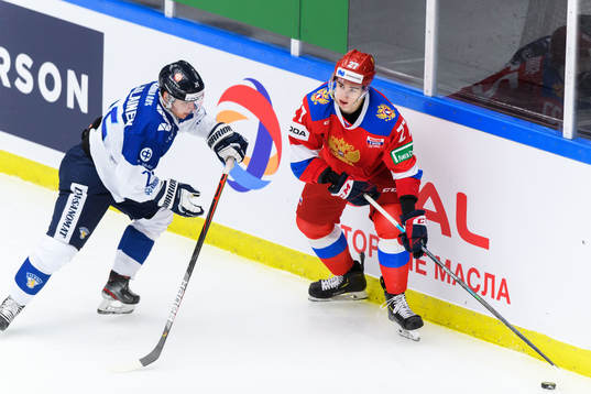 Jere Karjalainen of Finland and Maxim Sorkin of Russia