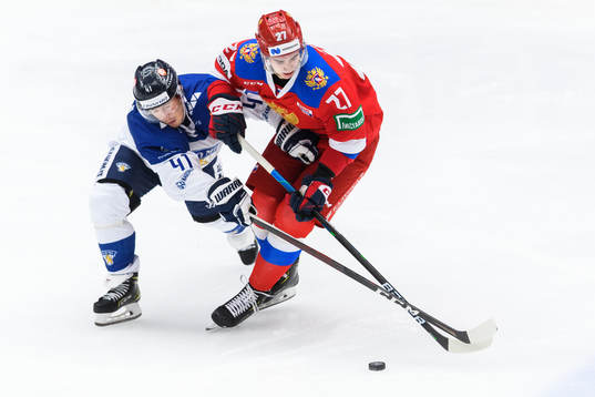 Petteri Nikkilä of Finland and Maxim Sorkin of Russia