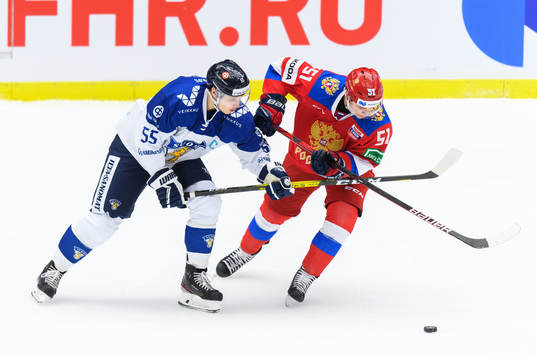 Miika Koivisto of Finland and Nikolai Kovalenko of Russia