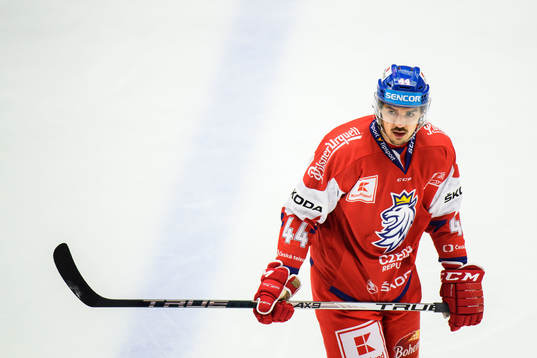 Matej Stransky of Czech Republic ahead the Beijer Hockey