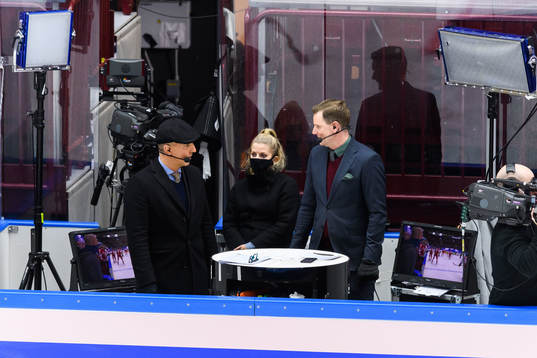 The studio of Swedish broadcaster Viasat