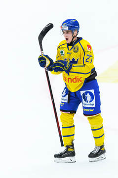 Nils Lundkvist of Sweden celebrates