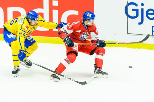 Emil Larsson of Sweden and David Nemecek of Czech Republic