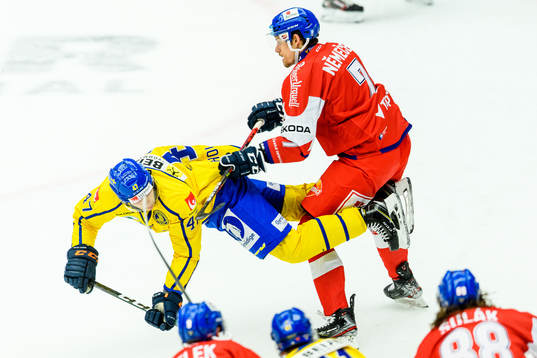 Daniel Viksten of Sweden and David Nemecek of Czech Republic