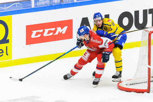 Michal Birner of Czech Republic and Albert Johansson of