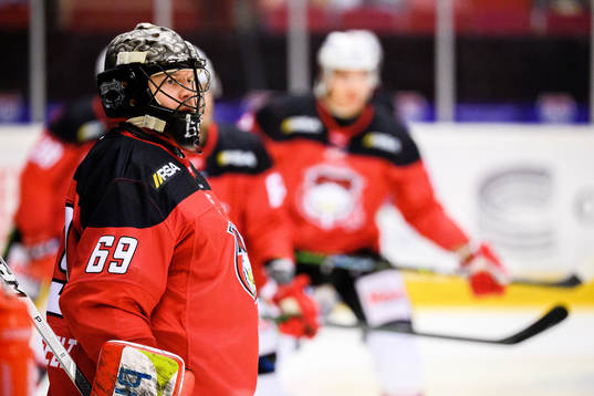 Malmö Redhawks målvakt Oscar Alsenfelt