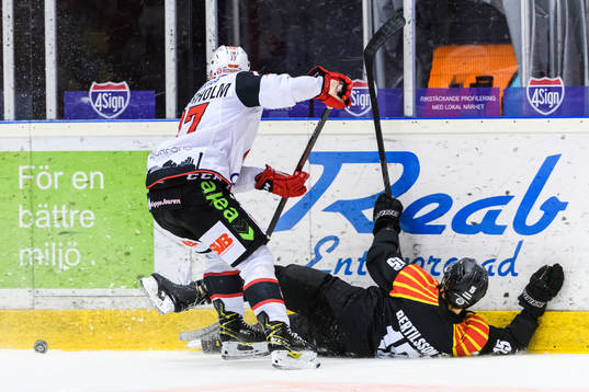 Malmö Redhawks Pathrik Westerholm och Brynäs Simon