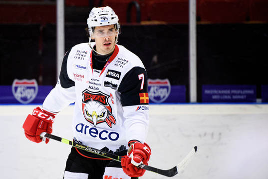 Malmö Redhawks Oliver Lauridsen deppar