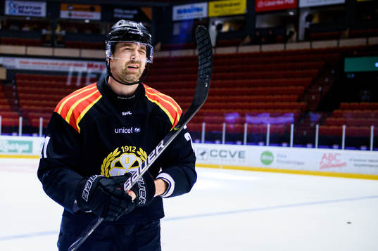 Brynäs Patrik Berglund jublar