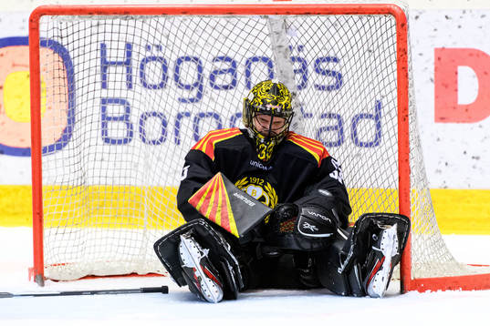 Brynäs målvakt Samuel Ersson har ont