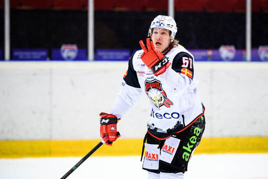 Malmö Redhawks Emil Sylvegård reagerar på domslut