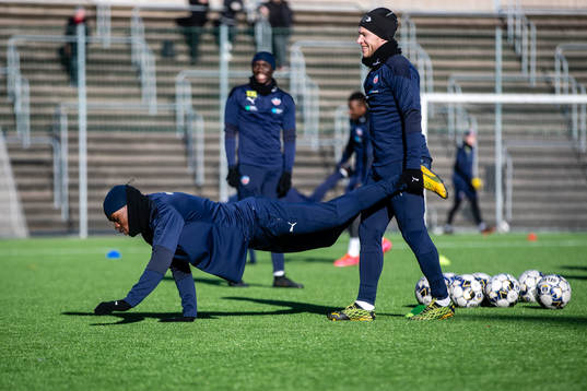 Noel Mbo och Andreas Landgren