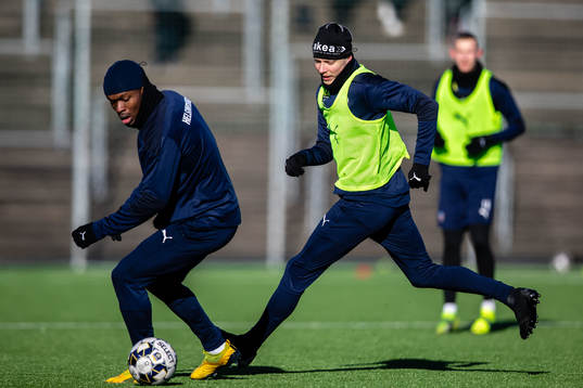 Noel Mbo och Viktor Lundberg