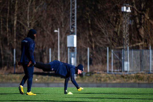 Noel Mbo och Nils Arvidsson