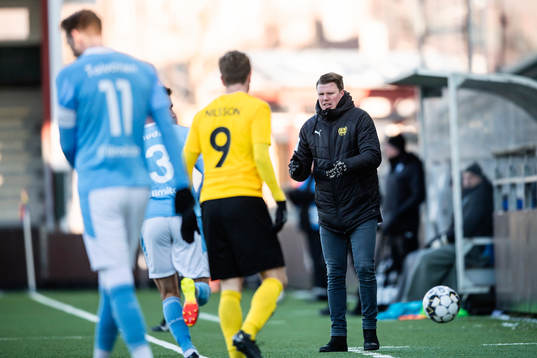 Mjällbys tränare Christian Järdler