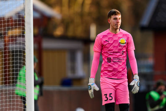 Mjällbys målvakt Samuel Brolin