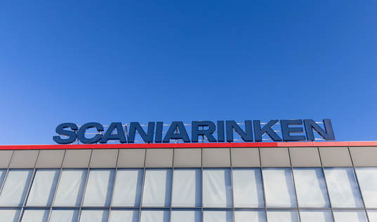 Vy över Scaniarinken