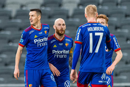 Djurgårdens Haris Radetinac, Magnus Eriksson, Aslak Witry