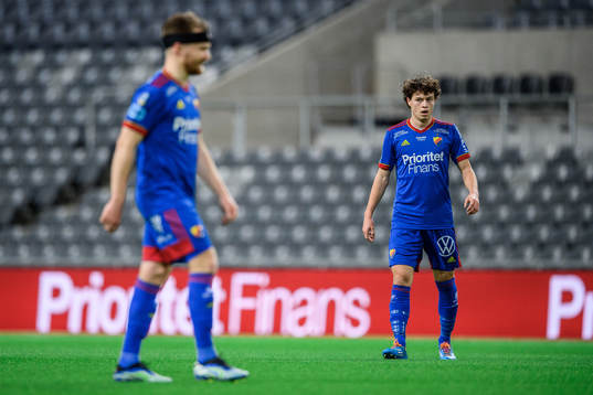 Djurgårdens Jacob Une Larsson och Leo Cornic