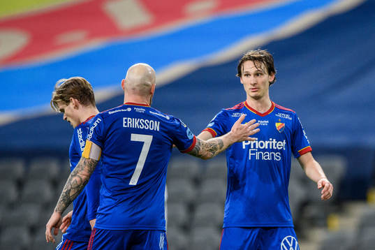 Djurgårdens Magnus Eriksson och Hjalmar Ekdal