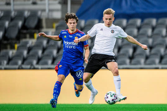 Djurgårdens Leo Cornic och Örebros David Seger