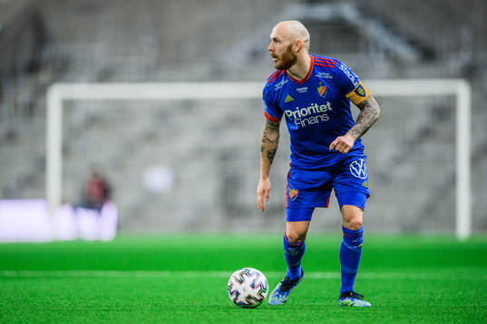 Djurgårdens <d7under träningsmatchen i fotboll mellan