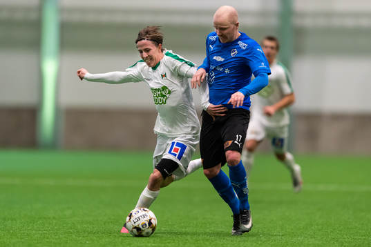 Varbergs Jakob Lindahl och Halmstads Simon Lundevall