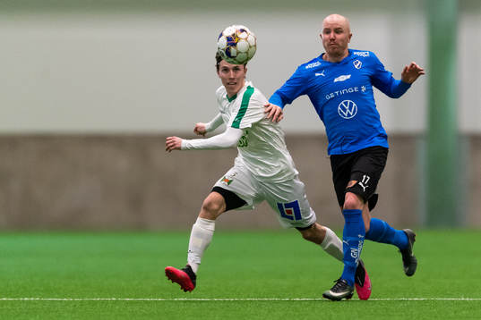 Varbergs Jakob Lindahl och Halmstads Simon Lundevall