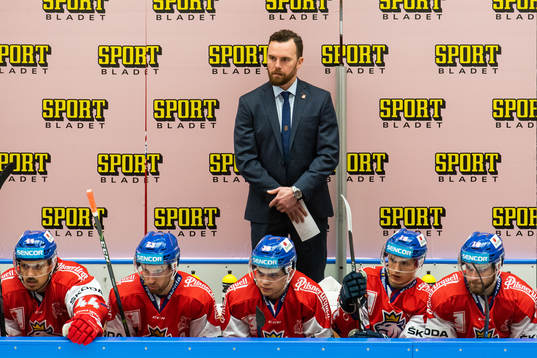 Head coach Jaroslav Spacek of Czech Republic