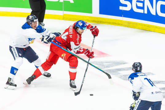 Tony Sund of Finland and Matej Stransky of Czech Republic