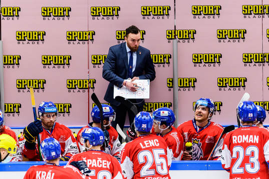 Head coach Jaroslav Spacek of Czech Republic