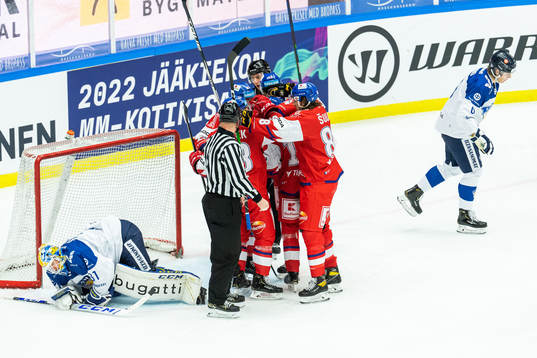 Players of Czech Republic celebrate