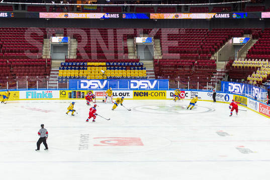Interior view of Malmö Arena