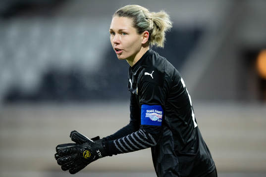 Häckens målvakt Jennifer Falk