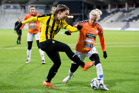 Häckens Johanna Rytting Kaneryd och Kristianstads Josefine